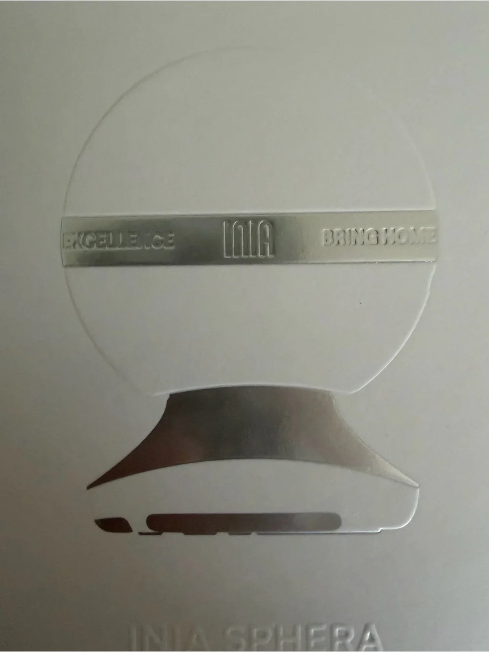 INIA Sphere LED Facial Therapy Device - Gold + White (brand new in box)